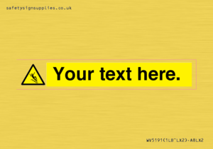 Custom Slippery Stairs Sign